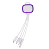 Purple Branded 3 in 1 Cables